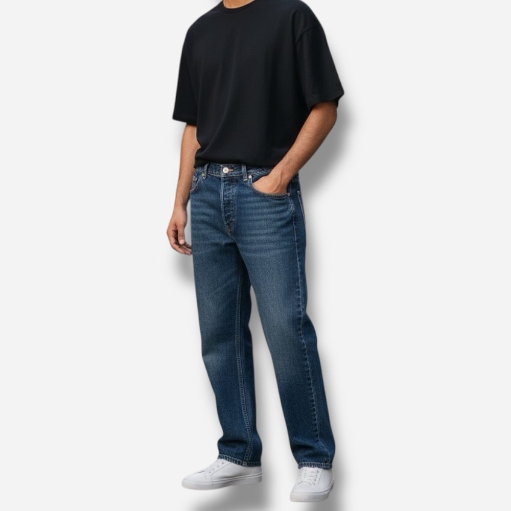 🏈Dungaree🏈 Men’s Relaxed Fit Jeans 34”x30” Blue